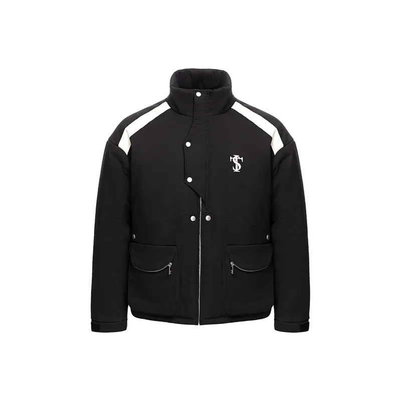 STK SMALL TOWN KID Puffer Jacket Unisex Black-0