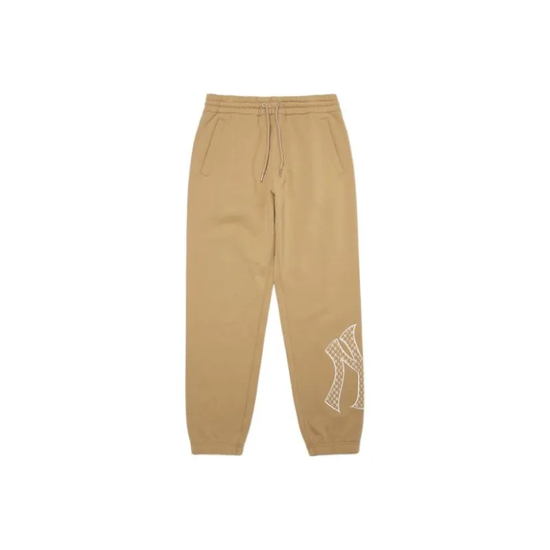 MLB Knitted Sports Pants Unisex Dark Beige-0
