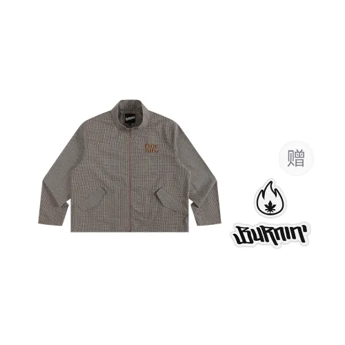 BURNIN Jackets & Coats Unisex Brown
