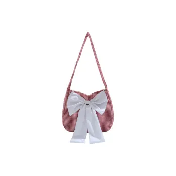 Wenpercy Cotton Fabric Shoulder Bag Regular Women's Red