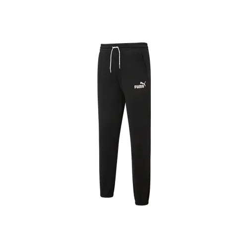 PUMA Knitted Sports Pants Men's Black