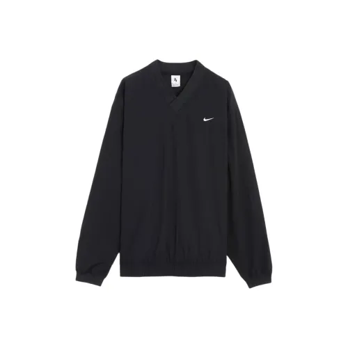 nike online Solo Swoosh Trench Coat Men's Black