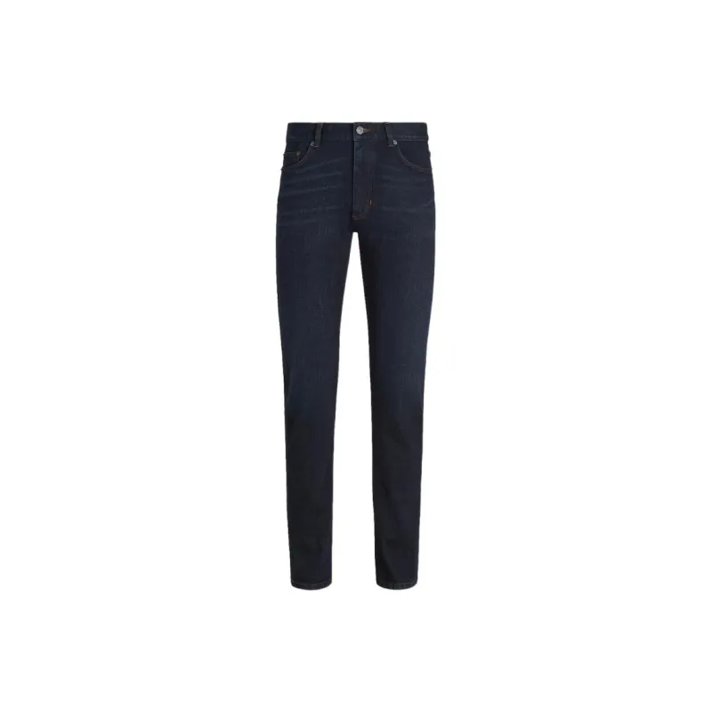 Ermenegildo Zegna Logo Patch Straight Leg Jeans-0