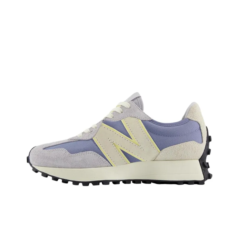 New Balance NB 327 Anti Slip Wear Resistant Low Top Casual Running Shoes Women's Gray Purple-0
