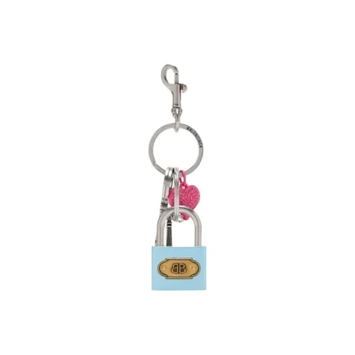 Balenciaga Crystal, Metal Keychains Women's Silver