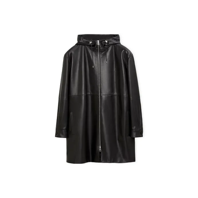 LOEWE Leather Jackets Men Black-0