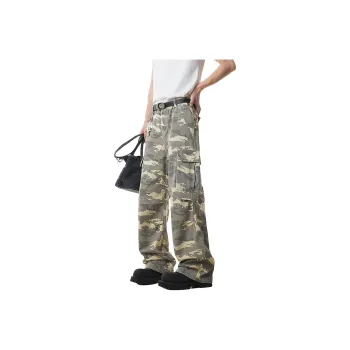 WARNING LIGHT Jeans Unisex Desert Camouflage
