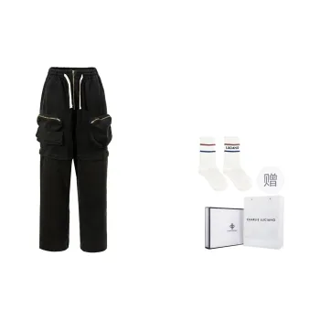 Charlie Luciano Cargo Pants Unisex Black