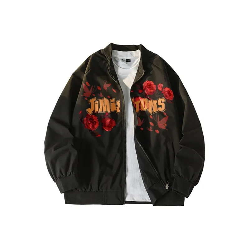 JIMI&JONS Windproof And Waterproof Baseball Collar Pilot Jackets & Coats Unisex-0
