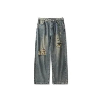 LAMLICKA Jeans Unisex Blue