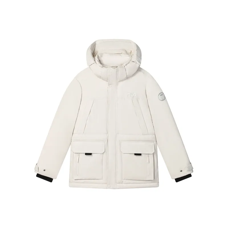 FILA Down Jacket Men's Steam White-0