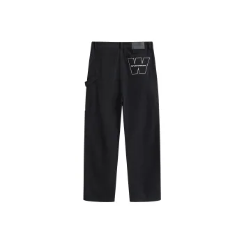 WAITINGWAVE Cargo Pants Unisex Black