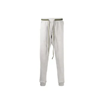 GREG LAUREN Knitted Sweatpants Men Gray