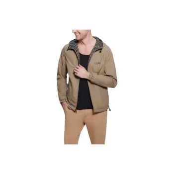 GUESS Jackets Men Gray