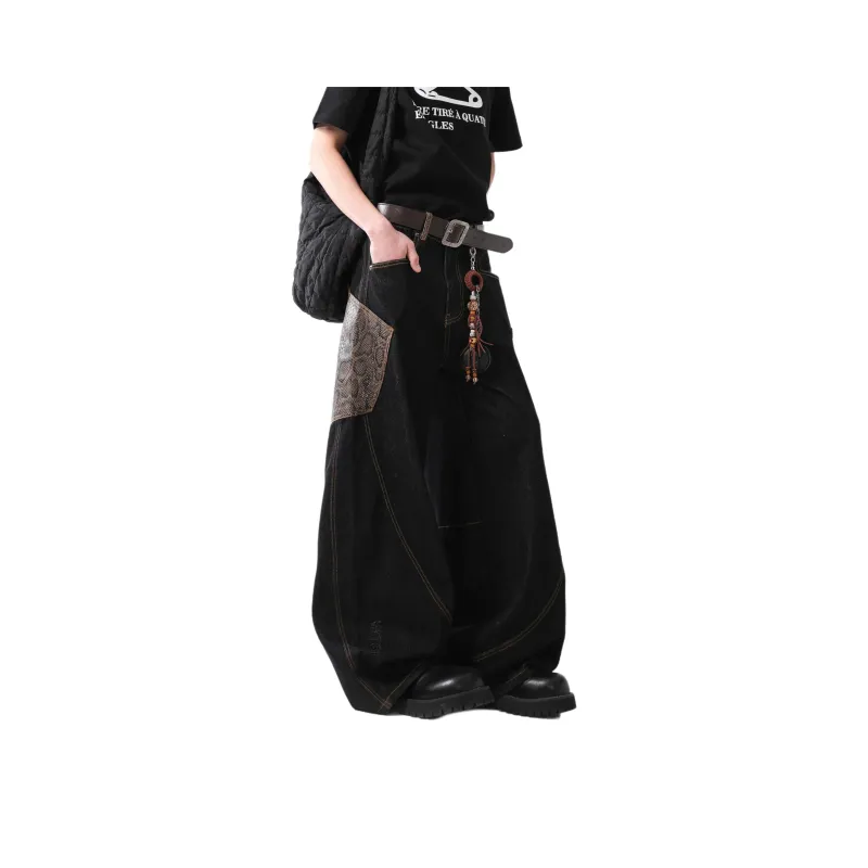 YATSI Jeans Unisex Black-0