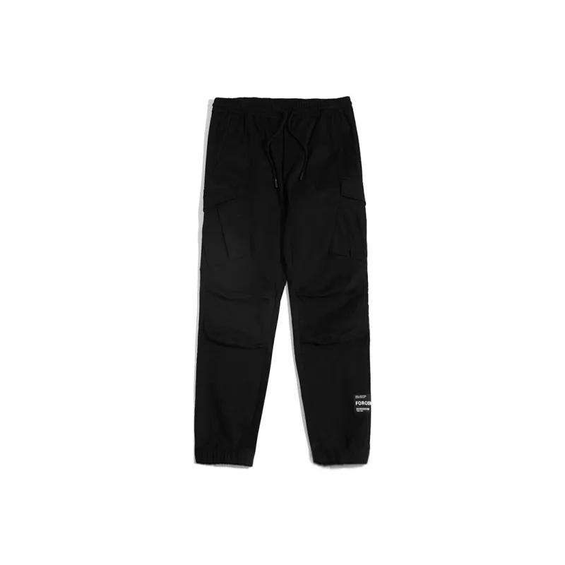 FORCEREPUBLIK Casual Pants Unisex Black-0