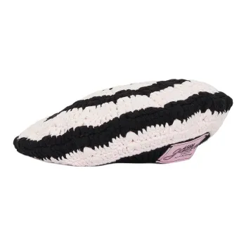 GANNI Cotton Berets Women's Black