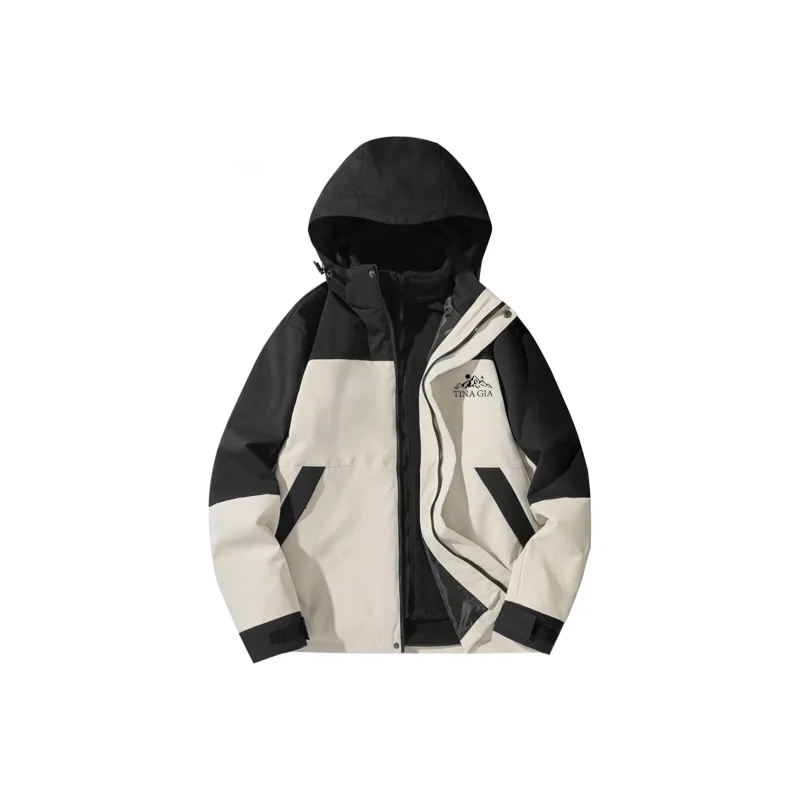 TINA GIA Jackets Coats Men's Phantom Black-7