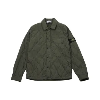 STONE ISLAND Quilted Shirt Jacket