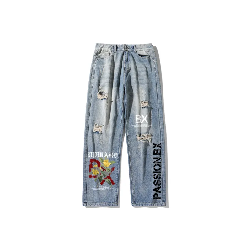 B.X Jeans Unisex Vintage Blue-0