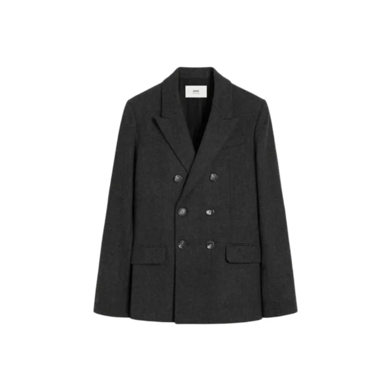 AMIPARIS Paris Double Breasted Long Sleeved Blazer-0