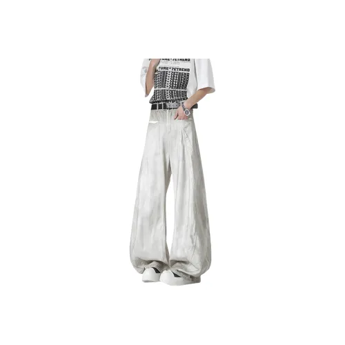 ZYKY Jeans Unisex Dirty White