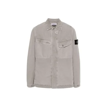 STONE ISLAND SS24 Jackets & Coats Men's Light Gray