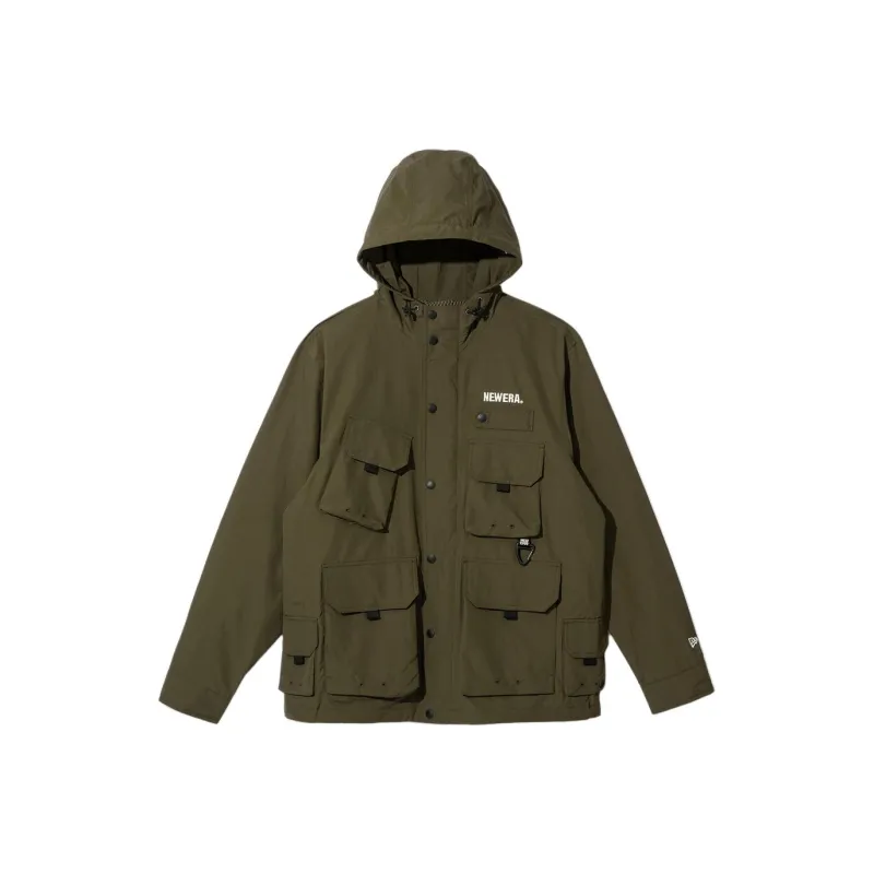 New Era SS24 Jackets Coats Men's Army Green-0