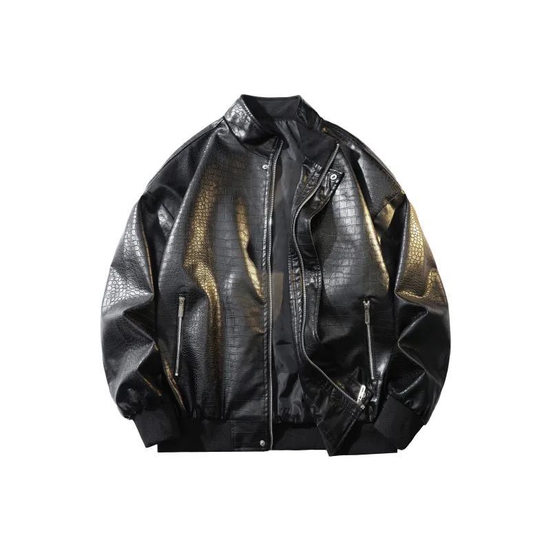 TITH Leather Jackets Unisex-0