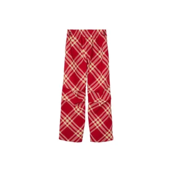 Burberry SS24 Cargo Pants Men's Brick Red