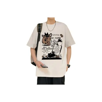 TESTUNG Fashion Minimalist Style T Shirt Men's