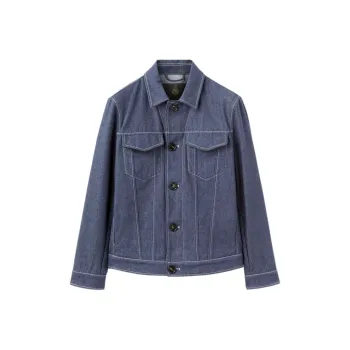 Loro Piana Jackets & Coats Men's Cresting Wave Blue