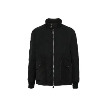 Burberry Long Sleeved Zipped Quilted Jacket
