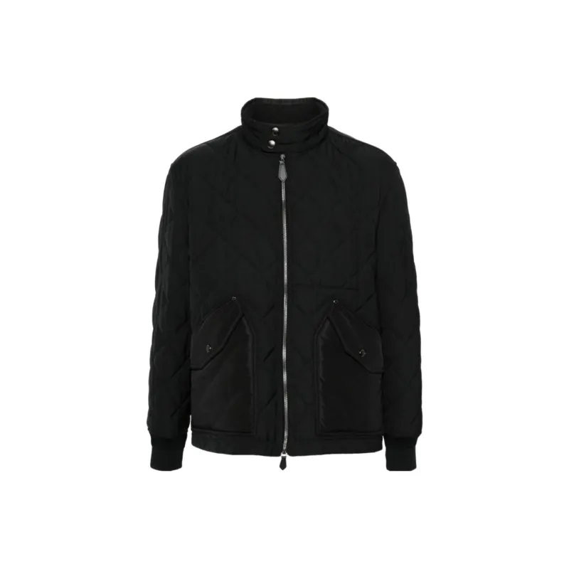 Burberry Long Sleeved Zipped Quilted Jacket-0