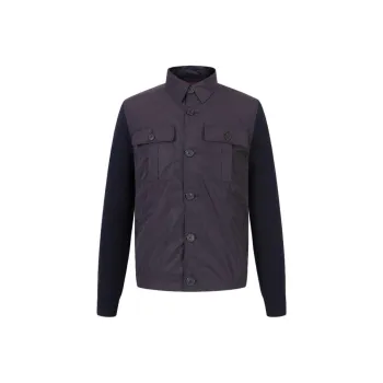 CORNELIANI FW24 Jackets & Coats Men's Navy Blue