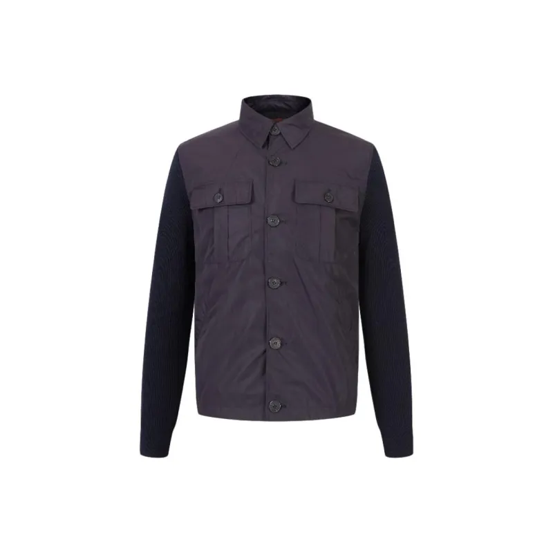 CORNELIANI FW24 Jackets & Coats Men's Navy Blue-0