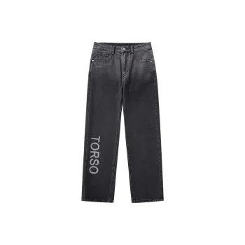 Torso Jeans Unisex Black Gray Color
