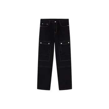 PASET Straight Jeans Unisex Smoke Gray
