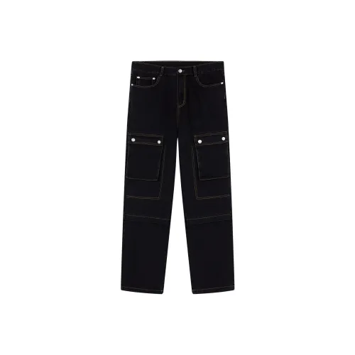 PASET Straight Jeans Unisex Smoke Gray