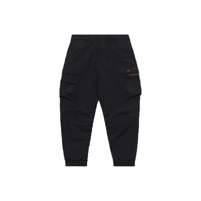 LINING Knitted Sweatpants Men Black-0