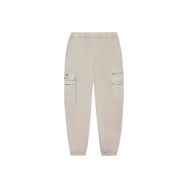 LiNing Sports Life Collection Knitted Sports Pants Men's Oat Gray-0