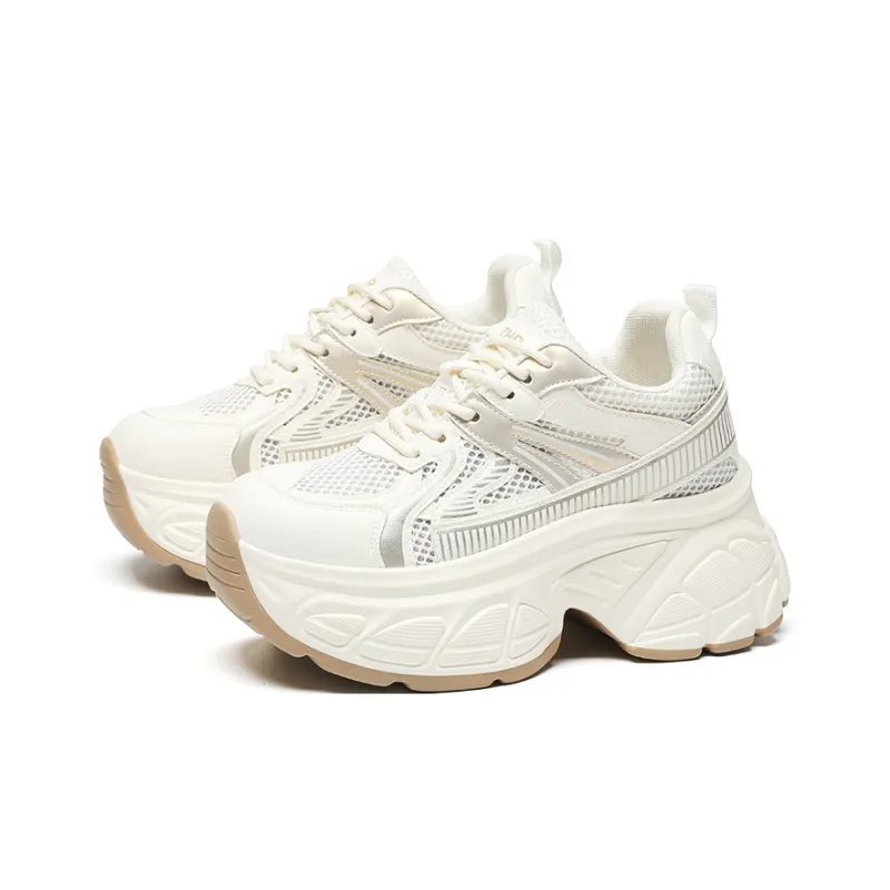ZHR Chaser Of The Light Abrasion Resistant Height Increasing Low Top Chunky Sneakers Women's-7