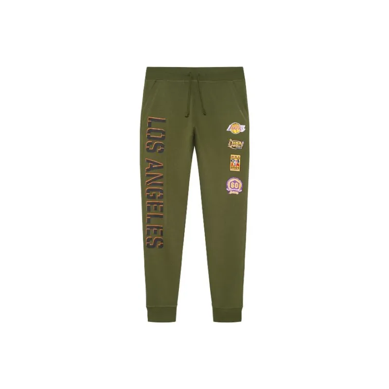 Mitchell Ness Knitted Sweatpants Unisex Olive Green-0