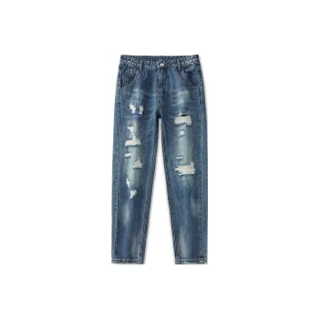 FAIRWHALE Jeans Spring And Summer Men's Denim Blue