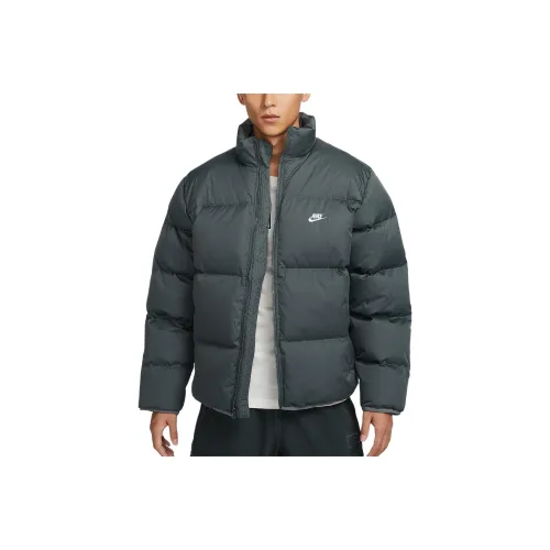 Nike ClubTherma FIT Down Jacket Men's Iron Gray/White