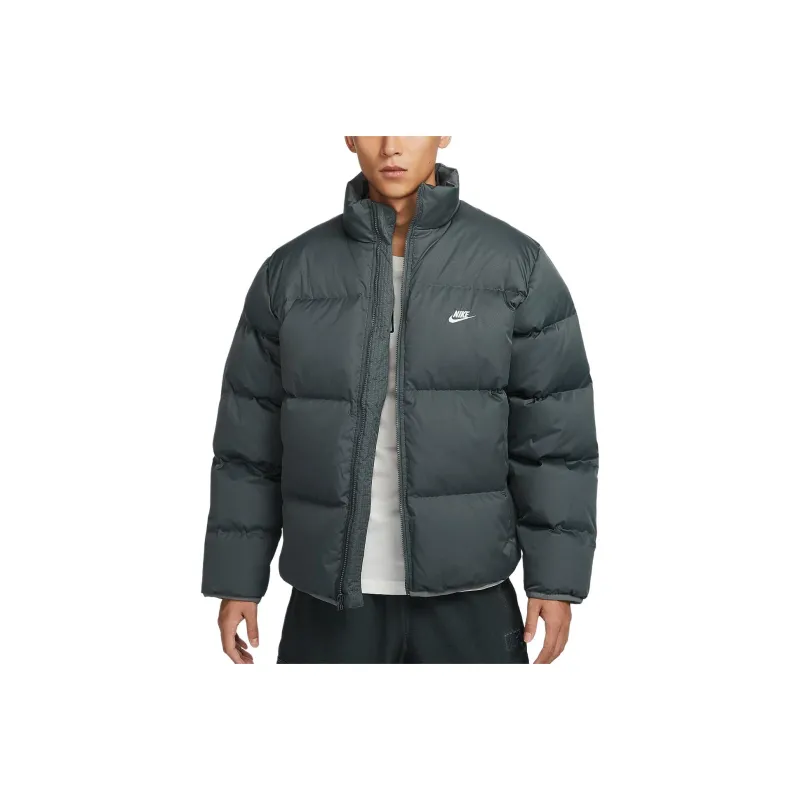 Nike ClubTherma FIT Down Jacket Men's Iron Gray/White-0