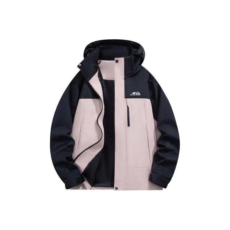 T&D JOJO Jackets Coats Unisex Black-4