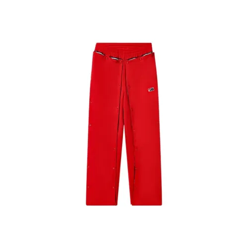 Y/project X FILA Knitted Sweatpants Unisex Red