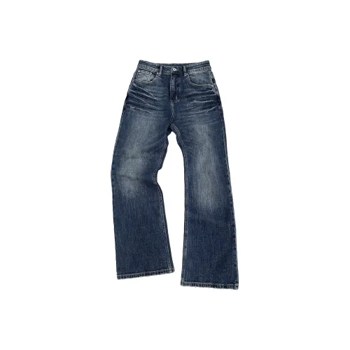 Haonanhuang Jeans Unisex Blue