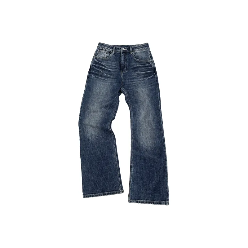 Haonanhuang Jeans Unisex Blue-0